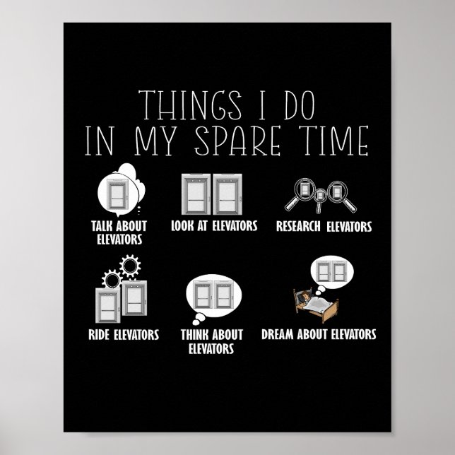 Aufzug für den Aufzug Poster (Vorne)
