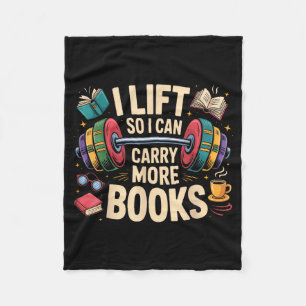 Aufzug kann mehr Bücher tragen Lesekomik Gyming Fleecedecke