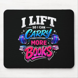Aufzug kann mehr Bücher tragen Leseliebhaber lusti Mousepad