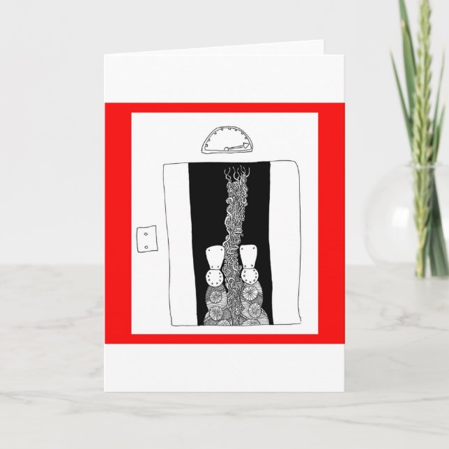 Aufzug Karte (Vorderseite)