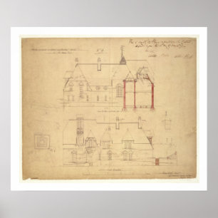 Aufzüge für das rote Haus, Bexley Heide (sperren Poster