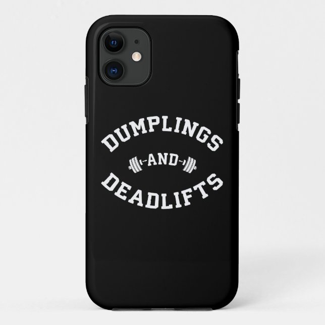 Aufzüge und Dumplings - Funny Bulking Novelty Case-Mate iPhone Hülle (Rückseite)