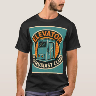 Aufzugs-Enthusiasten-Club – Modernes Design T-Shirt