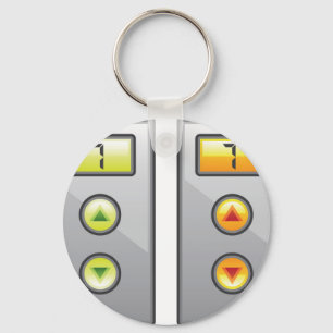Aufzugs-Knöpfe Schlüsselanhänger