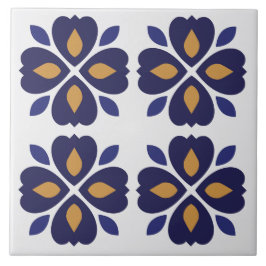 Augapfel Azulejos Blaue portugiesische Marine Fliese