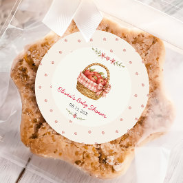 Augapfel-Baby-Shower-Aufkleber Runder Aufkleber