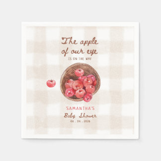 Augapfel Baby Shower Serviette