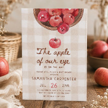 Augapfel Gingham Baby Shower