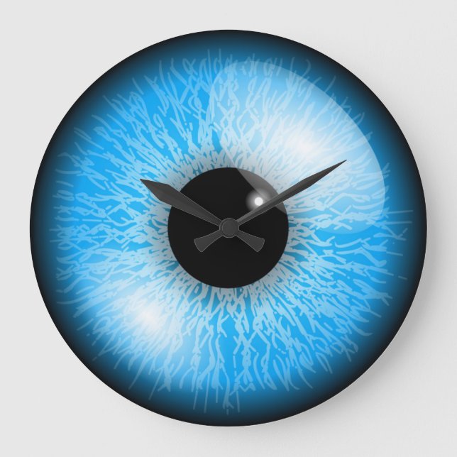 Augapfel Große Wanduhr (Vorderseite)