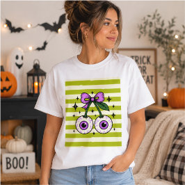 Augäpfel-Kirschen-Band-Halloween-Coquette-Grafik T-Shirt
