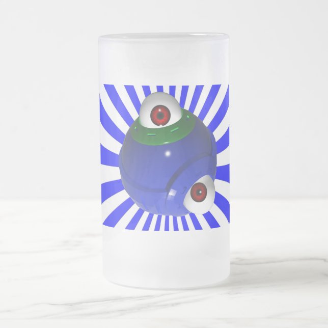 Augapfel Mattglas Bierglas (Mittel)