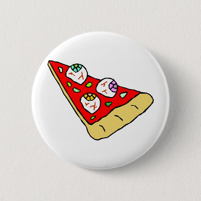 Augapfel-Pizza Button (Vorderseite)