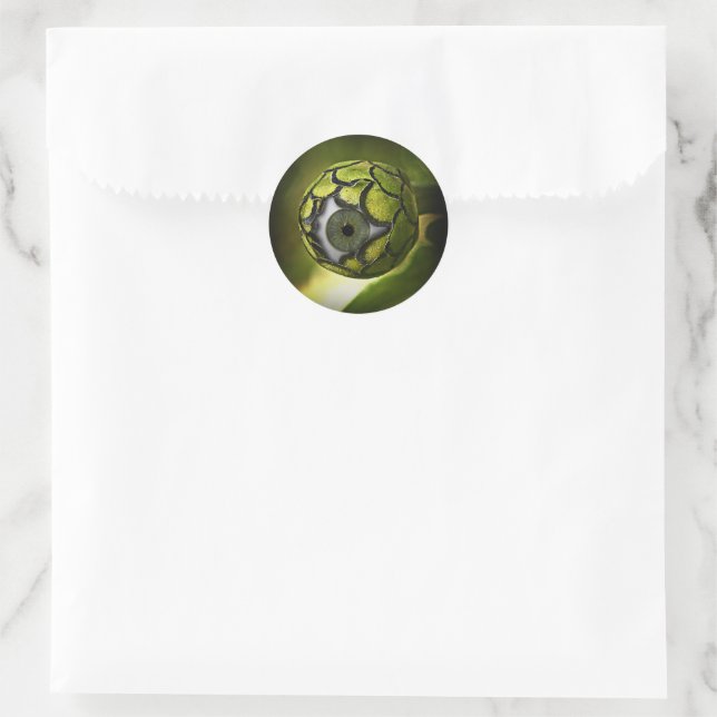 Augapfelgartenpflanze Runder Aufkleber (Tasche)