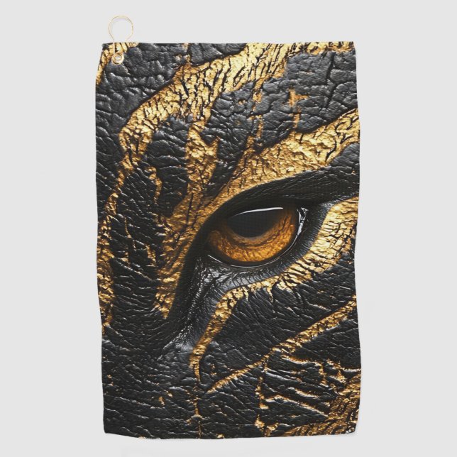 Auge1 Golfhandtuch (Vorderseite)