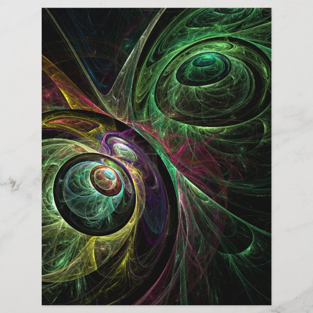 Auge Abstrakte Kunstbrille (Vorderseite)