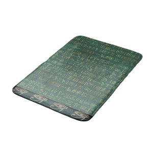 Auge ägyptische Hieroglyphen Chic Badematte