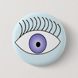 Auge auf blau button