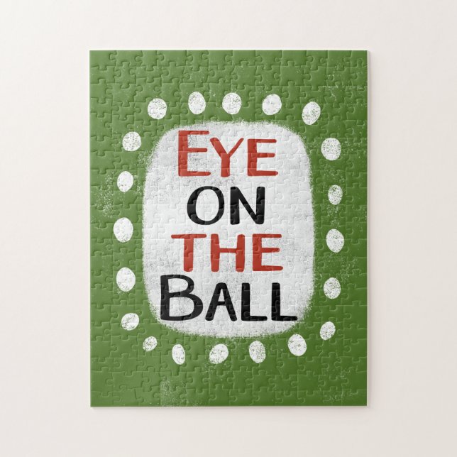 Auge auf dem Ball-Jigsaw-Puzzle Puzzle (Vertikal)