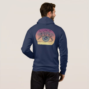Auge auf der Welt - Natur & Erde Kunst Hoodie