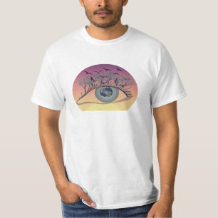 Auge auf der Welt - Natur & Erde Kunst T-Shirt