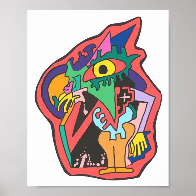 Auge auf dich poster (Vorne)
