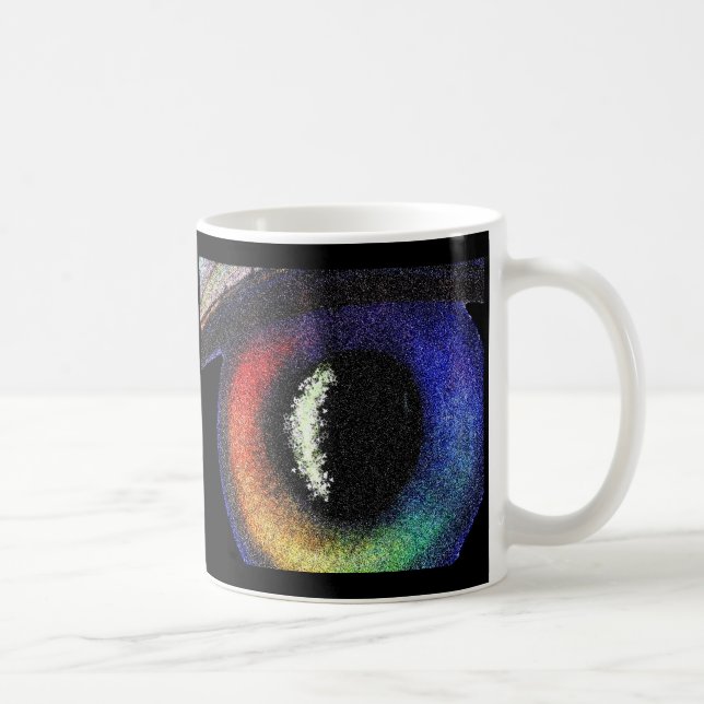 Auge auf einen Kaffee-Cup voller Tee? Tasse (Rechts)