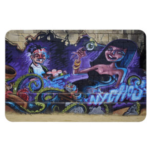 Auge auf Gabel Magnet