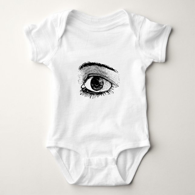 Auge Baby Strampler (Vorderseite)