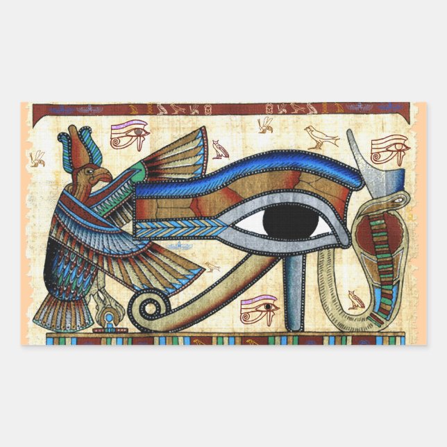 AUGE DER HORUS-Antike Ägypter Aufkleber (Vorderseite)