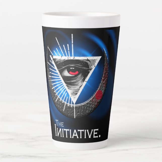Auge der Initiative Latte Tasse (Vorderseite)