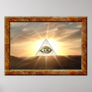 Auge der Providence Print Poster