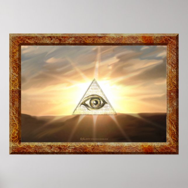 Auge der Providence Print Poster (Vorne)