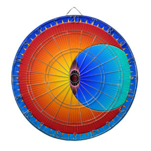 Auge der Sonnenblende Dartscheibe