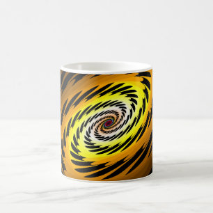 Auge der Tiger-Fraktal-Tasse Tasse