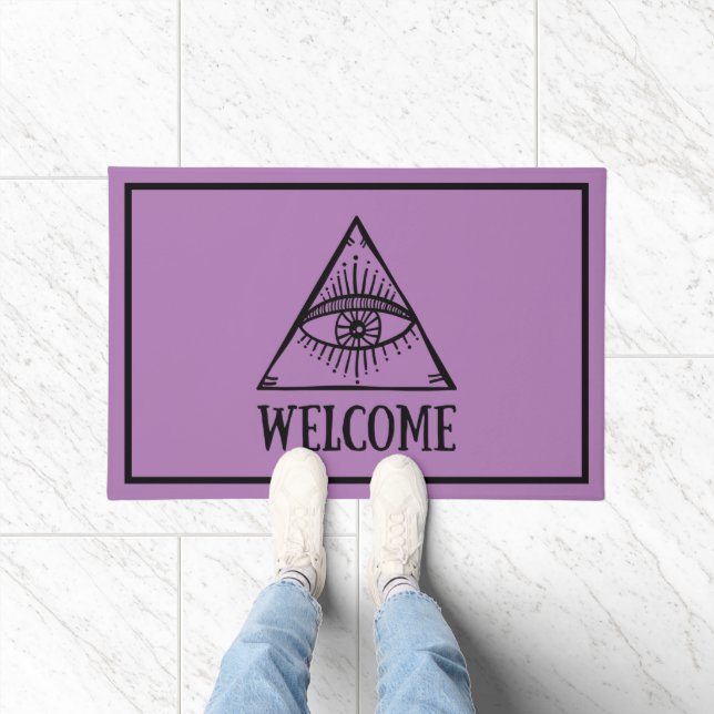 Auge der Vorsehung Doormat Fußmatte (Indoor)
