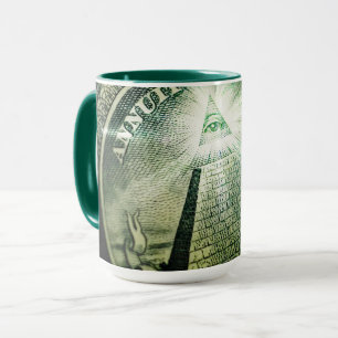 "Auge der Vorsehung" Geld Pyramide Tasse