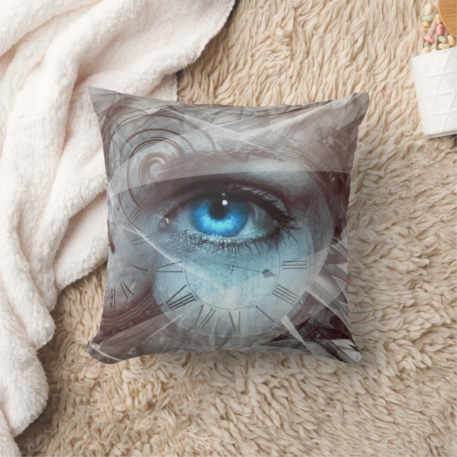 Auge der Zeit Kissen (Decke)