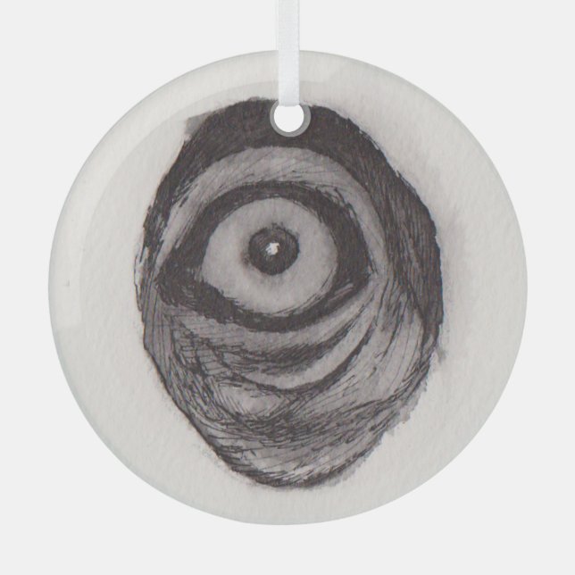 Auge des Affen – Gaze Collection Ornament Aus Glas (Vorderseite)