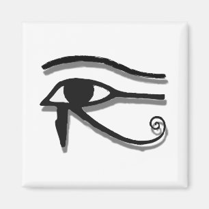 Auge des ägyptischen Symboltinks Horus Zeichnend Magnet