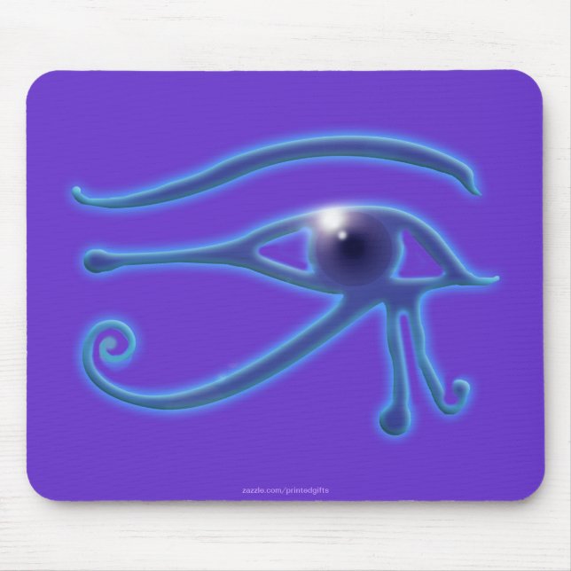 Auge des alten ägyptischen Wadjet-Symbols Mousepad (Vorne)