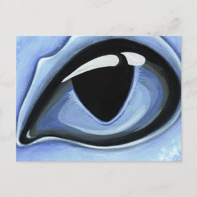 Auge des Baby Blue Postkarte (Vorderseite)
