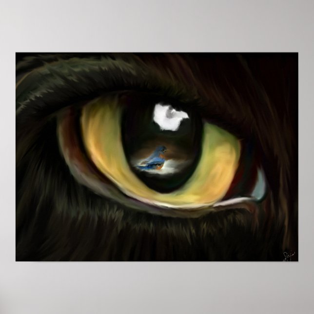 Auge des Betrachters Fine Art Print Poster (Vorne)