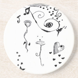 Auge des Betrachters Getränkeuntersetzer