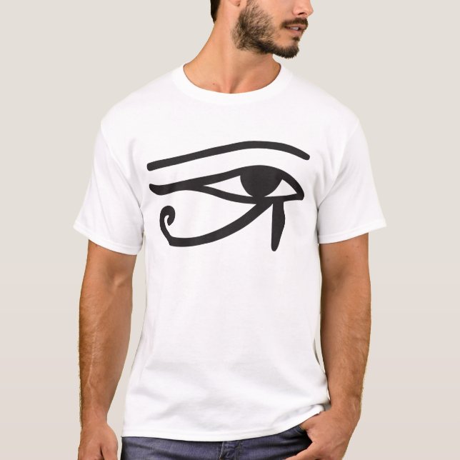 Auge des Horus Ägypter-Symbols T-Shirt (Vorderseite)