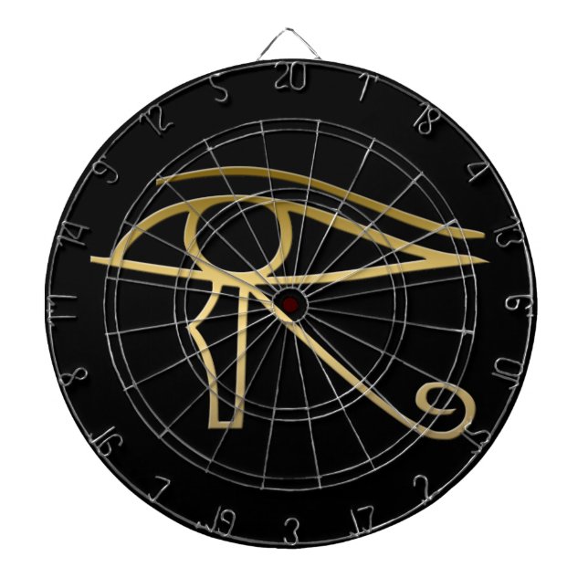 Auge des Horus Ägyptersymbols Dartscheibe (vorne)