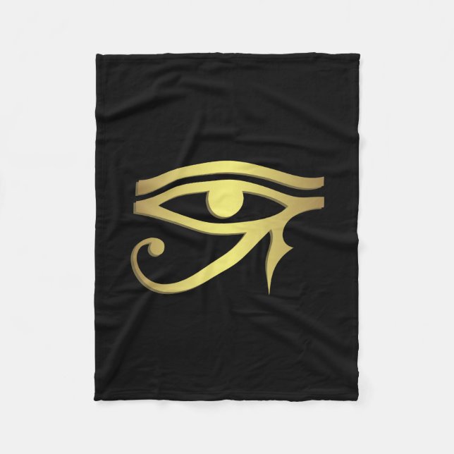 Auge des horus Ägyptersymbols Fleecedecke (Vorderseite)