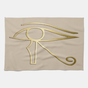 Auge des Horus Ägyptersymbols Handtuch