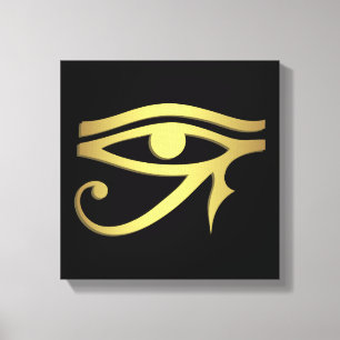 Auge des horus Ägyptersymbols Leinwanddruck