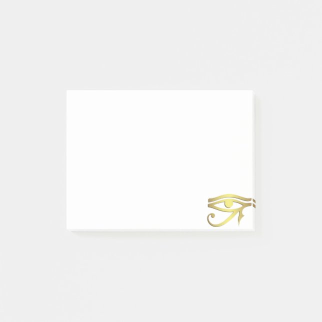 Auge des horus Ägyptersymbols Post-it Klebezettel (Vorderseite)