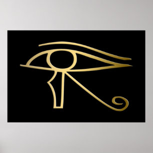 Auge des Horus Ägyptersymbols Poster